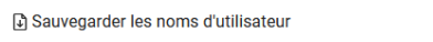 Téléchargement d'un fichier .txt avec la liste des utilisateurs connectés