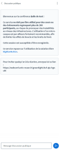 Chat public